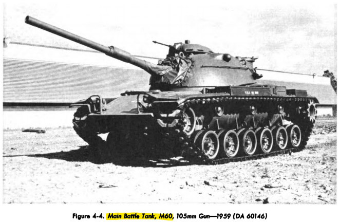 Основной боевой танк M60, 1959 г.