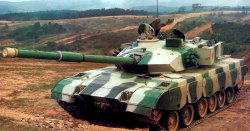 Тип 96G с усиленной бронезащитой башни