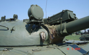 Дальномер КДТ-1 на маске орудия Т-62 обр. 1975 г.