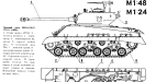 M4A2(76)W HVSS "Шерман". Печатать при 300 dpi