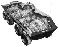 Рис. 88 б. Американская колесная бронированная машина «Свот»
